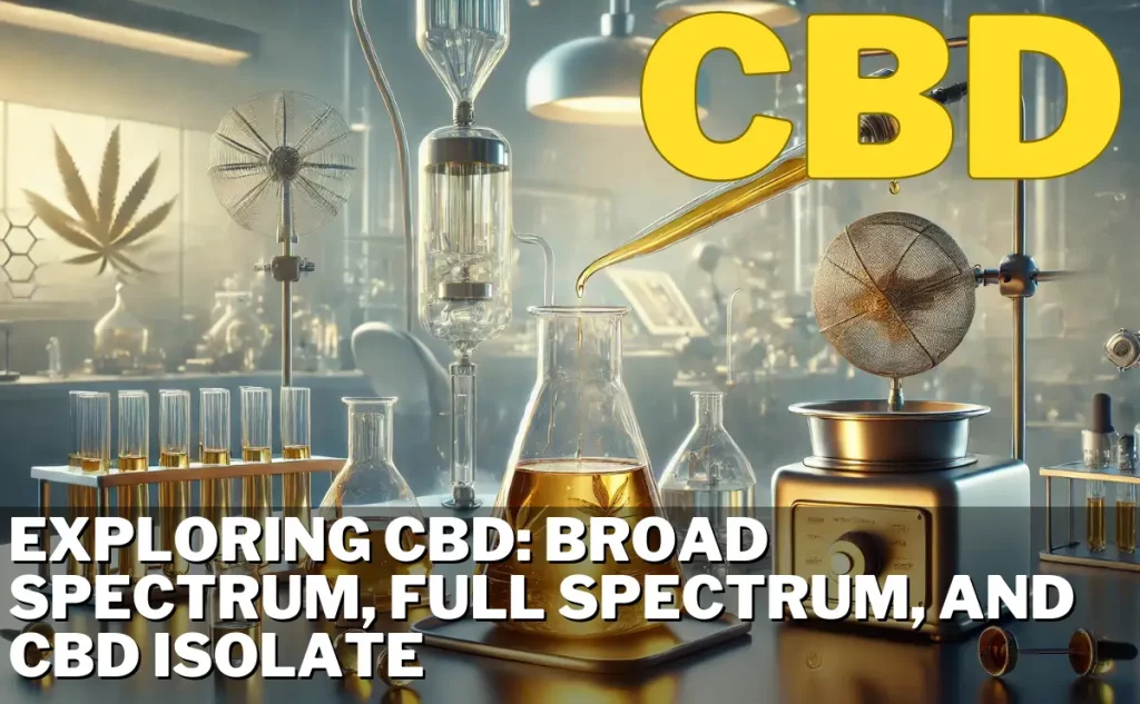 A lab with different objects related to CBD